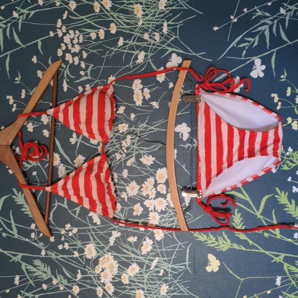 American Flag Striped Bikini